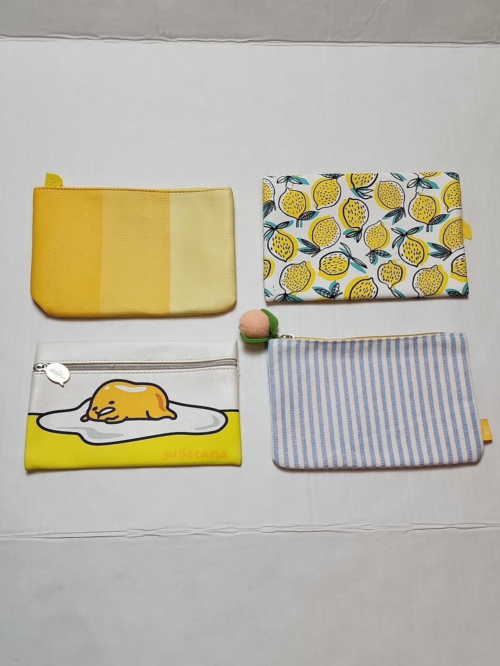 ipsy Makeup Bag Bundle Lot - Yellow White Blue - Picture 2 of 3